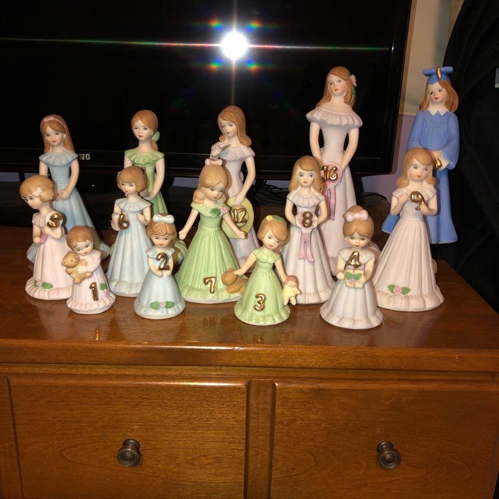 Growing Up Birthday Girls Collectibles